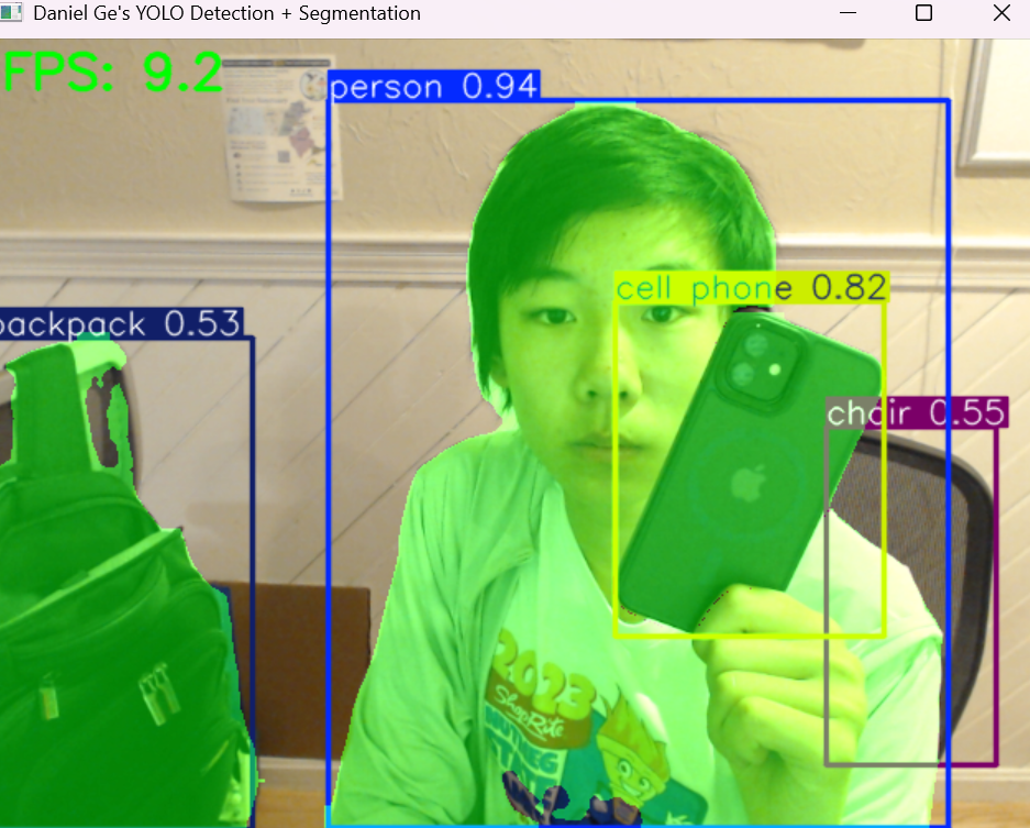 Detect and segment using Yolo11
